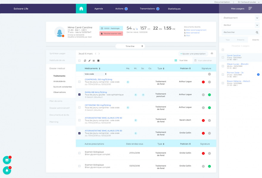 illustration Nos métiers