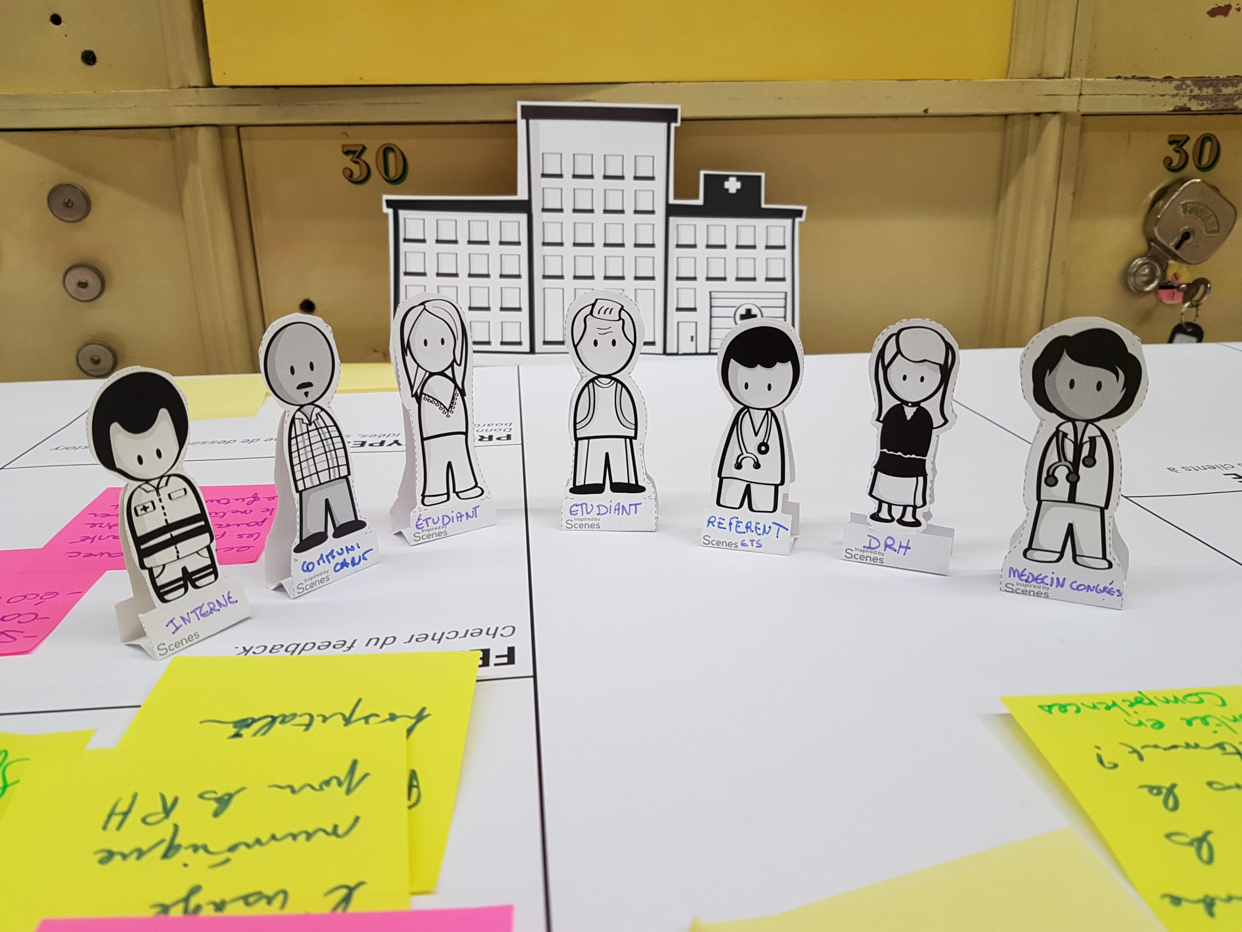 illustration Nos métiers